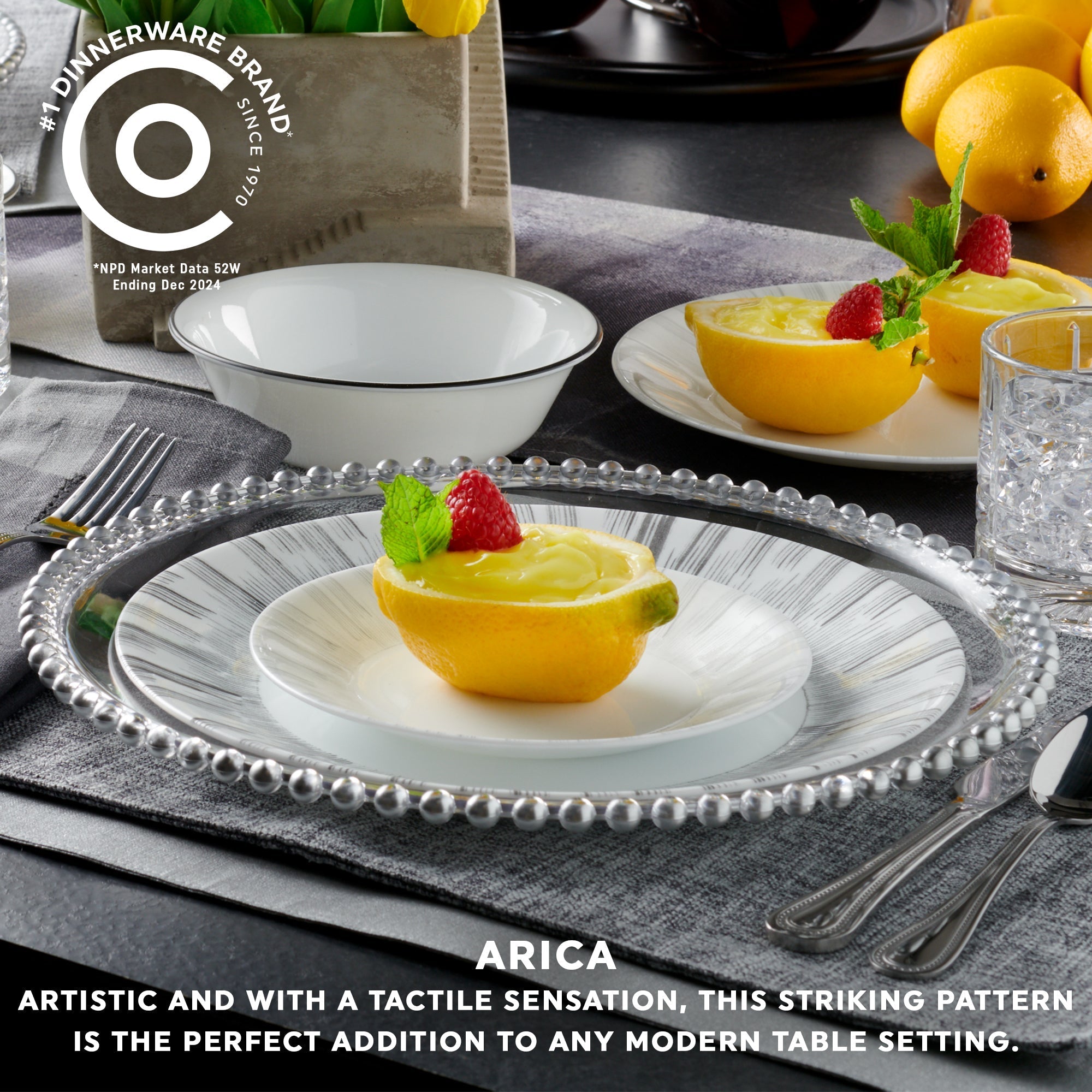 Corelle® Arica 18-piece Dinnerware Set, Service for 6